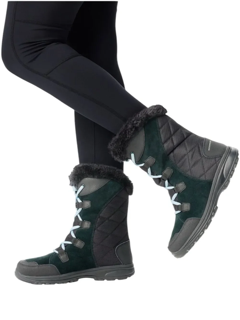 Columbia Ice Maiden II Lace Insulated Snow Winter Boots Size 8W